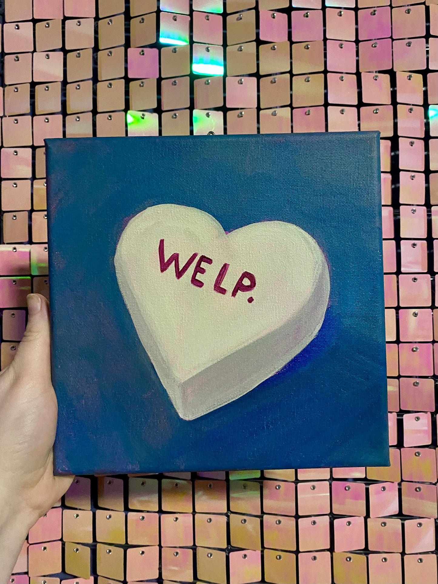 Conversation Heart: Welp.