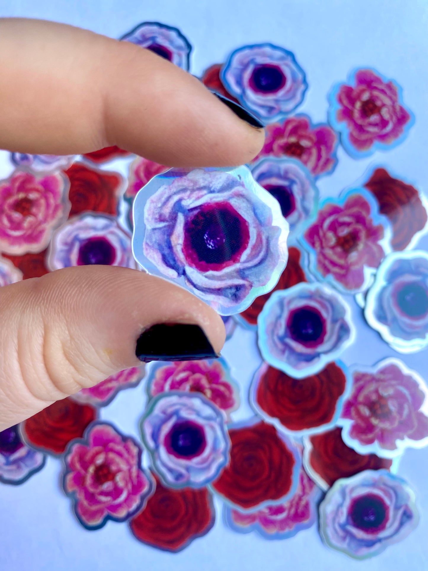white anemone sticker
