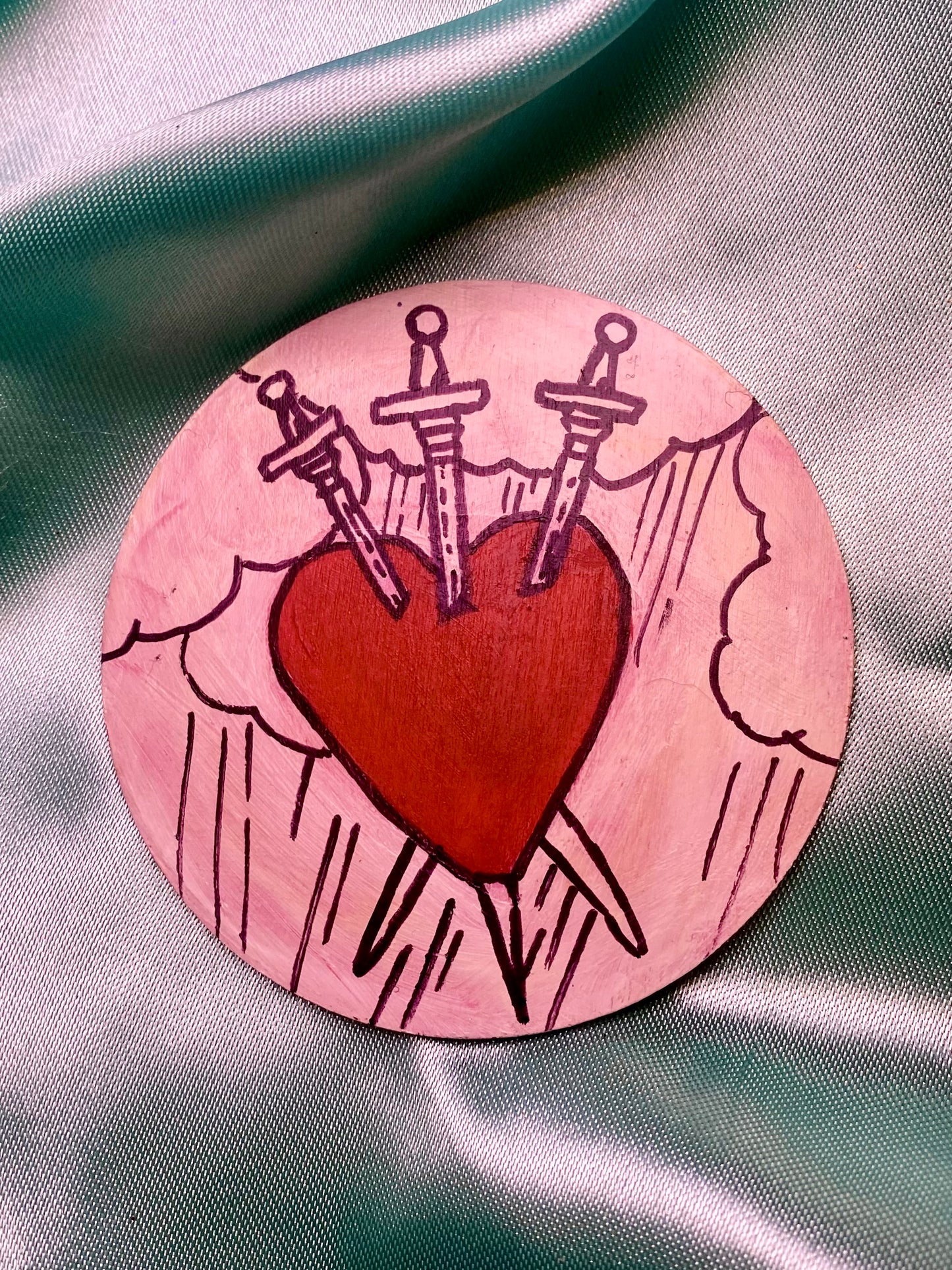 Three of Swords Magnet